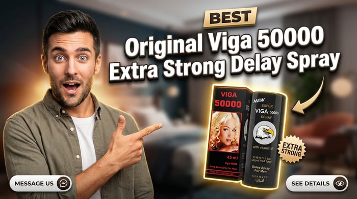 আত্মবিশ্বাস ও পারফরম্যান্স বাড়ান Original Viga 50000 Delay Spray দিয়ে image