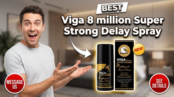 Viga 8 Million Super Strong Delay Spray – পুরুষদের আত্মবিশ্বাস এবং দীর্ঘস্থায়ী পারফরম্যান্স image