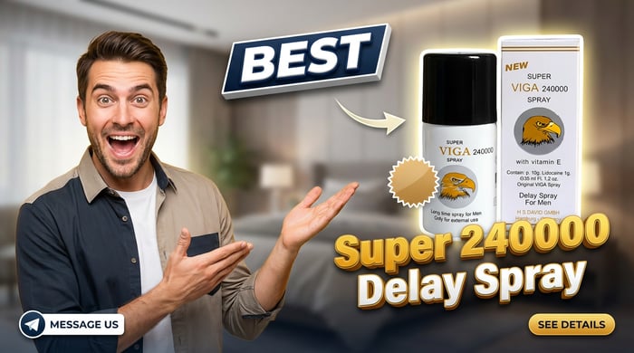 দীর্ঘস্থায়ী পারফরম্যান্স চান? সুপার ভিগা ২৪০০০০ ডিলে স্প্রে – আত্মবিশ্বাস ফিরে পান image
