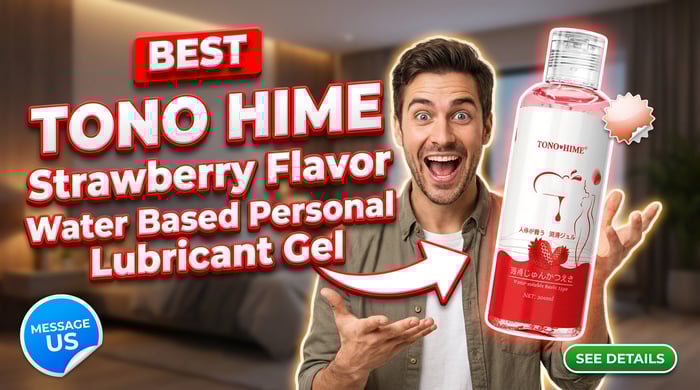 TONO HIME Strawberry Lubricant Gel – ইন্টিমেট মুহূর্তে আরাম ও আত্মবিশ্বাস বাড়ান image